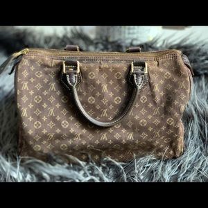 Authentic LV Speedy Mini Lin Canvass